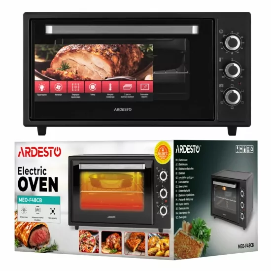 Піч електрична ARDESTO, 48л, 1600Вт, механіч., конвенція, чорний