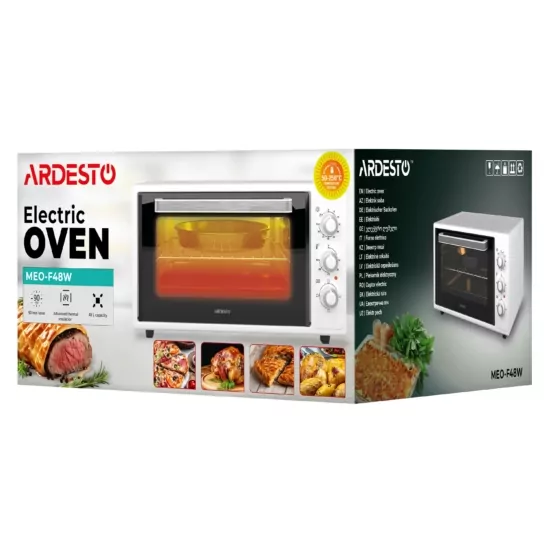 Піч електрична ARDESTO, 48л, 1600Вт, механіч., білий