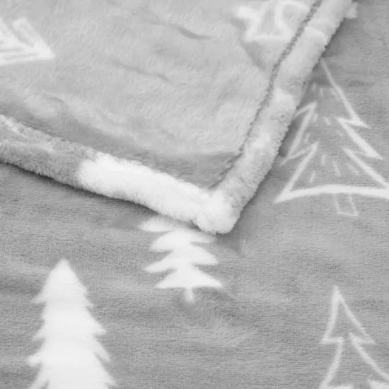 Плед ARDESTO Flannel, 160х200см, 100% полиэстер, елки