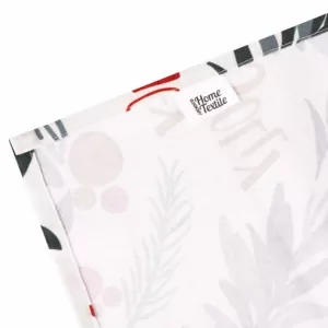 Ранер Ardesto Christmas Happy Holidays 40х140см, 90% поліестер, 10% бавовна, білий гостролист