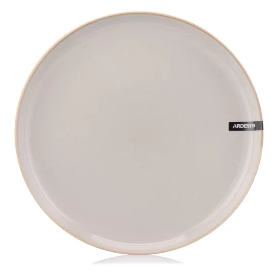 Тарілка десертна Ardesto Apulia, 20.3см, кераміка, сірий