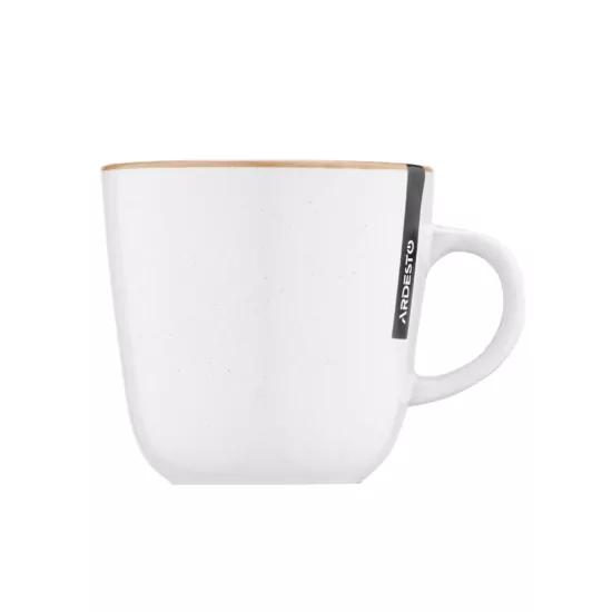 Ardesto Mug Apulia, 450ml, ceramic, white