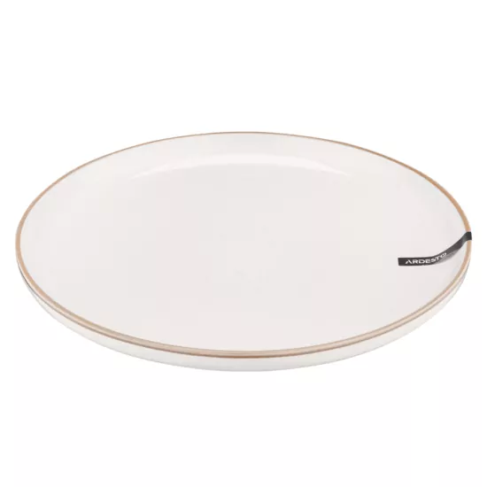Ardesto Dessert plate Apulia, 20.3cm, ceramic, creamy