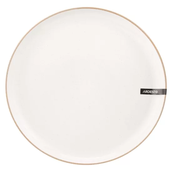 Ardesto Dessert plate Apulia, 20.3cm, ceramic, creamy