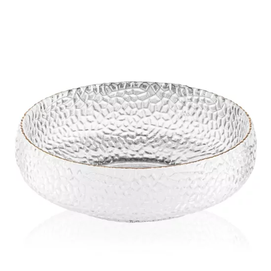 Ardesto Bowl Dew, 15.4cm, glass, transparent
