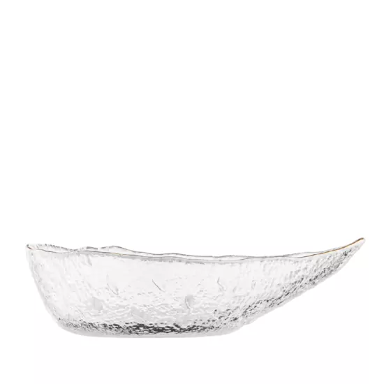 Bowl ARDESTO Leaf, 17.5cm, glass, transparent