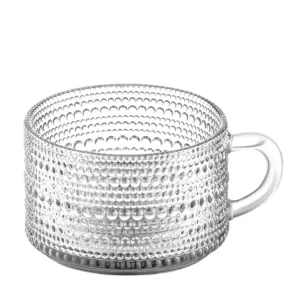 Ardesto Cup Verbena, 10.5cm, glass, transparent