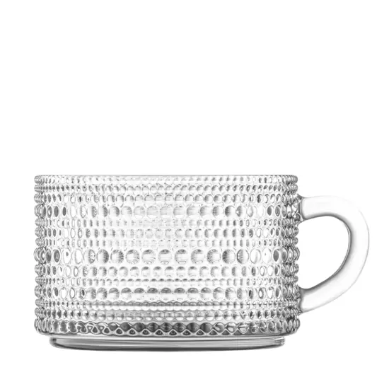 Ardesto Cup Verbena, 10.5cm, glass, transparent