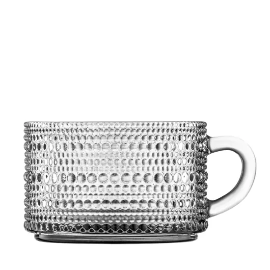 Чашка Ardesto Verbena, 10.5см, стекло, серый