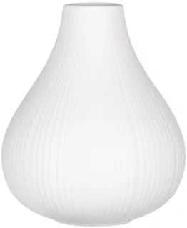 Ваза Ardesto Lucca, 13х15.5см, порцеляна, білий