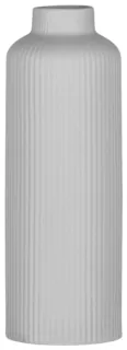 Ваза Ardesto Liguria, 8х22.7см, порцеляна, сірий