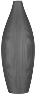 Ваза Ardesto Siena, 7х23см, порцеляна, сірий