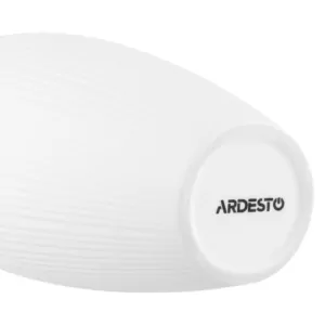 Ваза Ardesto Siena, 7х23см, порцеляна, білий