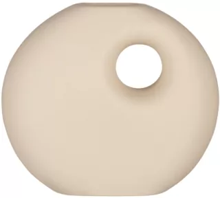 Ваза Ardesto Capri, 14х12см, порцеляна, бежевий