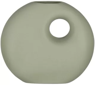 Ваза Ardesto Capri, 14х12см, порцеляна, зелений