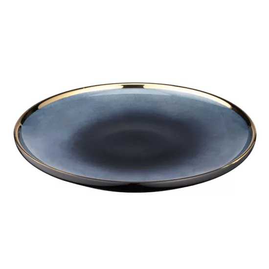 Ardesto Dessert plate Andria, 20.1cm, ceramics, blue-gray