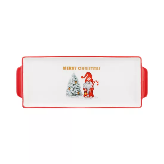 ARDESTO Plate Gnomes, 30х12cm, porcelain, rectangular