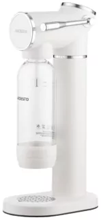 Сифон для газирования воды Ardesto, подключение баллона-резьба, бутылка 1л, рычаг, белый