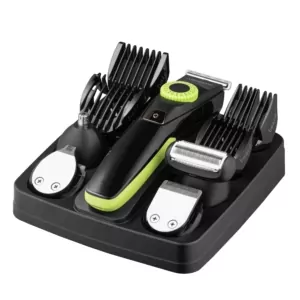 Haircut kit  Ardesto SHR-9WPR, for beard, mustache, head, nose and body, nozzles-9, titanium coating, black