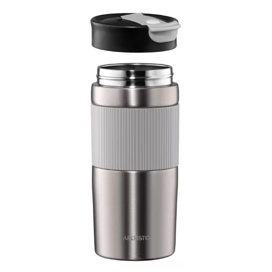 Термокухоль Ardesto Comfort 450мл, нержавіюча сталь, сірий