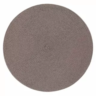 Ardesto Serving mat, 38cm, PP, round, brown