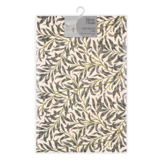Набір серветок сервірувальних Ardesto Leaves, 30х45см, 2 шт, 90% поліестер, 10% бавовна
