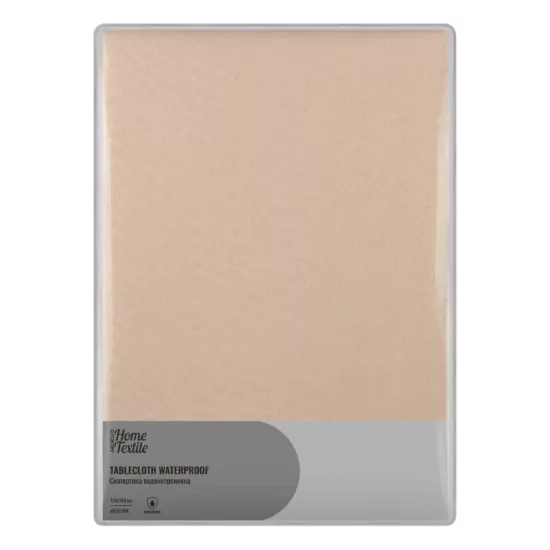 Скатерть Ardesto Waterproof 120х140см, 100% полиэстер, айвори