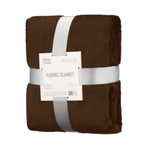 Ardesto Flannel blanket 200х220cm, 100% polyester, brown