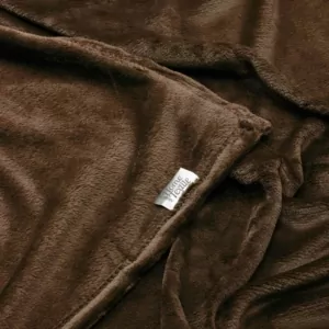 Ardesto Flannel blanket 200х220cm, 100% polyester, brown