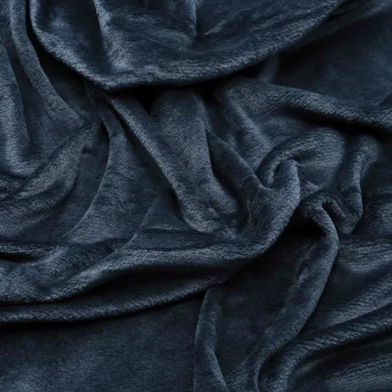 Плед Ardesto Flannel 200х220см, 100% поліестер, синій темний