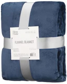Плед Ardesto Flannel 200х220см, 100% полиэстер, синий темный