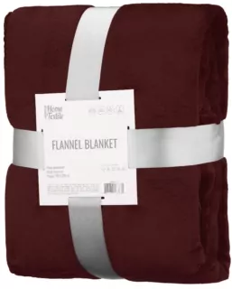 Плед Ardesto Flannel 160х200см, 100% полиэстер, бургунди