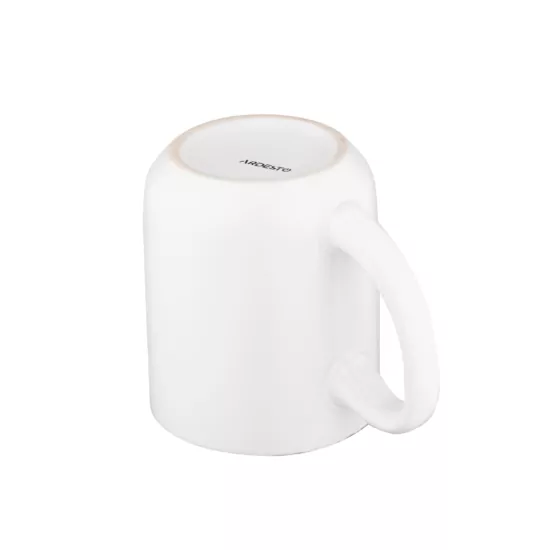 Чашка ARDESTO Cat, 380мл, керамика, бело-серый