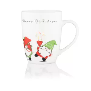 Ardesto Mug Christmas Gnomes, 350ml, porcelain