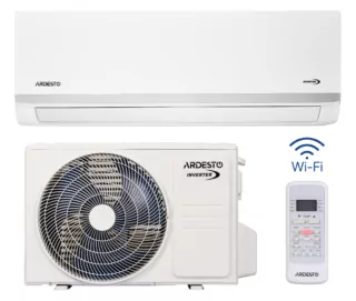 Кондиціонер Ardesto ACM-24ERP-R32-WF-AG-S 70м2 інвертор 24000BTU 7.0кВт A++/A+ -20°С Wi-Fi R32 білий