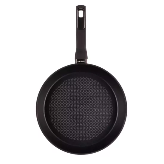Сковорода глубокая Ardesto Gemini Lucca, 28см, алюминий, черный