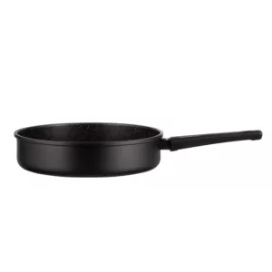 Ardesto Open Deep Frypan with lid Gemini Gourmet Andria, 28cm, aluminium, black
