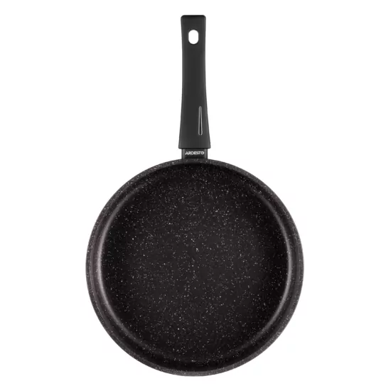 Ardesto Open Deep Frypan with lid Gemini Gourmet Andria, 28cm, aluminium, black