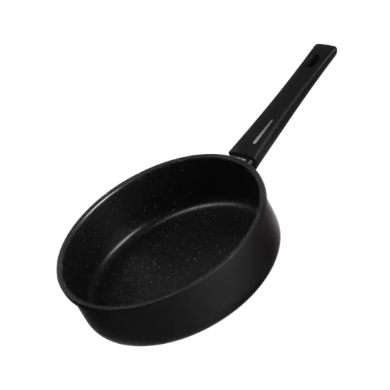 Ardesto Open Deep Frypan with lid Gemini Gourmet Andria, 26cm, aluminium, black