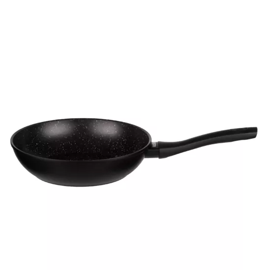 Ardesto Open Frypan Gemini Cremona, 24cm, aluminium, black