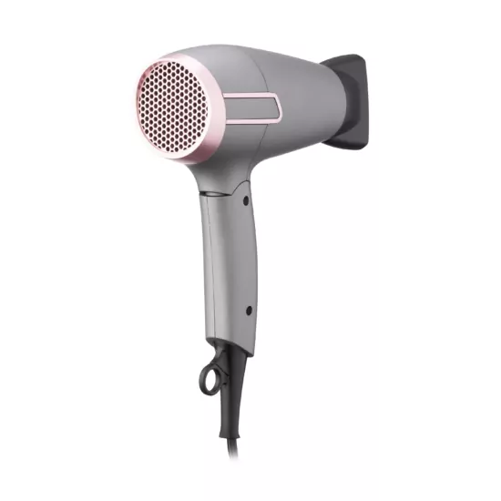 Ardesto Hair Dryer Pink Touch, 2000W, 2 speeds, 2 heat setting, foldable handle, gray+pink