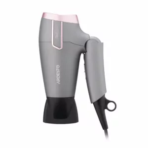 Ardesto Hair Dryer Pink Touch, 2000W, 2 speeds, 2 heat setting, foldable handle, gray+pink