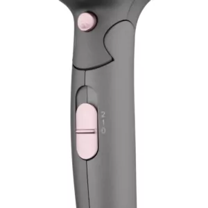 Ardesto Hair Dryer Pink Touch, 2000W, 2 speeds, 2 heat setting, foldable handle, gray+pink