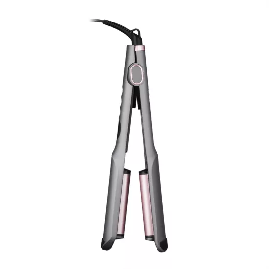 Плойка для завивки волос Ardesto Pink Touch, 55Вт, 100-200C, керамика, серый+розовий