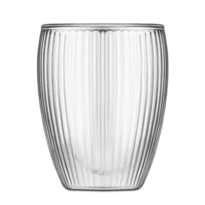 Набір чашок з подвійними стінками Ardesto 350мл, 2шт, боросилікатне скло, прозорий