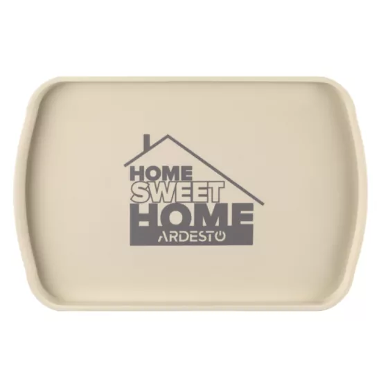 Ящик с крышкой для хранения ARDESTO 32х21.5х14см, 6л, пластик PP, бежевый