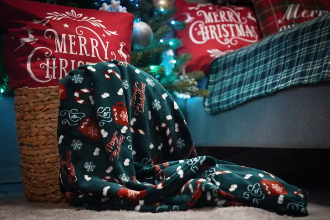 Плед Ardesto Christmas Flannel 160х200см, 100% полиэстер, сладкое какао