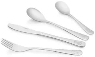 Набір дитячих столових приборів ARDESTO Animals, 4 прибори, нержавіюча сталь