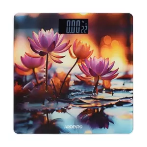 Ваги Ardesto підлогові LOTUS, 150кг, AAAx2 в комплекті, скло, багатокольорові