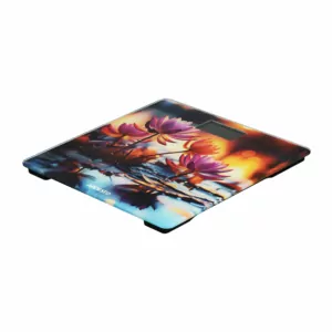 Ваги Ardesto підлогові LOTUS, 150кг, AAAx2 в комплекті, скло, багатокольорові